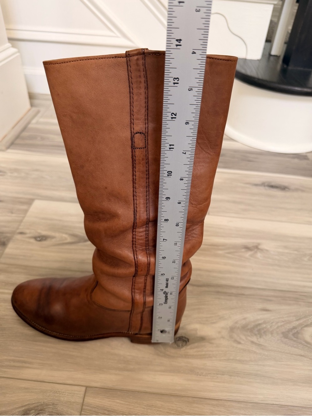 Vintage Frye 6628 Made USA Brown Leather Tall Riding Boots Women’s 7B - Picture 13 of 13